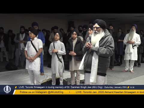 015 Toronto Jan 2020 Ardaas and Hukamnaamaa Saaheb