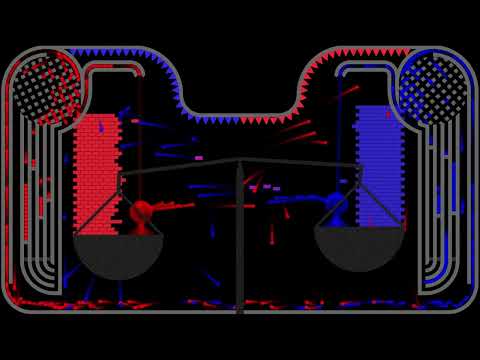 Castle Destruction on the Scale  - Marble Race in Algodoo - Marble Race Elimination