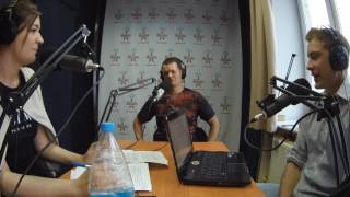 Фридайвер Алексей в эфире радиостанции.