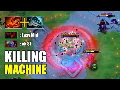 Killing Machine Tinker with Shiva's + Overwhelming Blink Combo | Tinker Dota 2 Gameplay