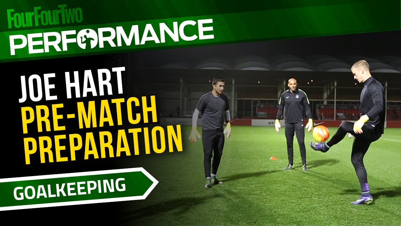 Joe Hart | How to prepare for a game | Pro level goalkeeper training - YouTube