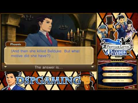Prof. Layton vs. Phoenix Wright: Ace Attorney pt95 - Motives for Murder