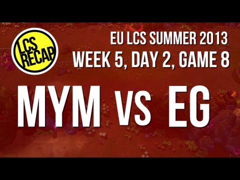 LCS Recap: MYM vs EG - Week 5, Game 8 (EU Summer 2013)