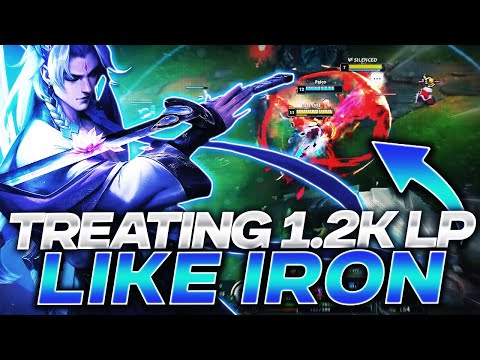 Treating 1.2K LP Like it's IRON (Stomping THE BEST NA Players With Yone)