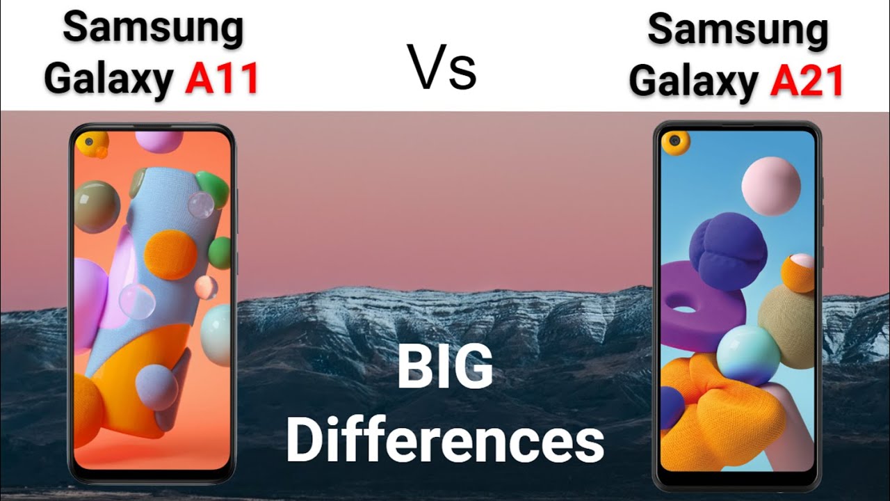 Samsung Galaxy A11 vs Galaxy A21