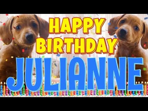 Happy Birthday Julianne! ( Funny Talking Dogs ) What Is Free On My Birthday