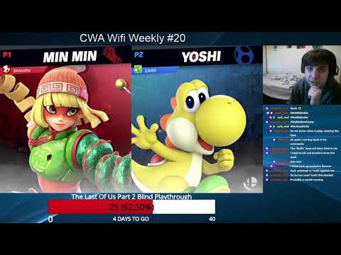 CWA Wifi Weekly 20 - Zark (Bowser, Yoshi) vs I SD (Min Min) Losers Top 8