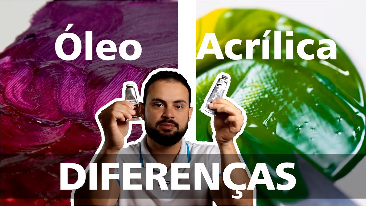 TINTA A ÓLEO X TINTA ACRÍLICA | Conheça as diferenças entre elas!