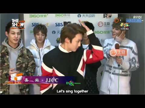 【ENGSUB】150120 JJCC The Show Warm-up Time