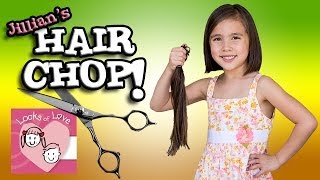 Jillian's HAIR CHOP - Donating to LOCKS of LOVE