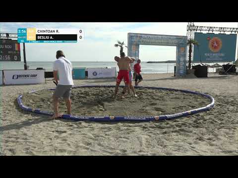Round 1 Men's BW - +90 kg: R. CHINTOAN (ROU) v. A. BESLIU (ROU)