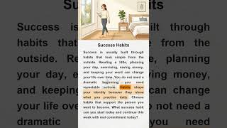 Success Habits #learnenglish