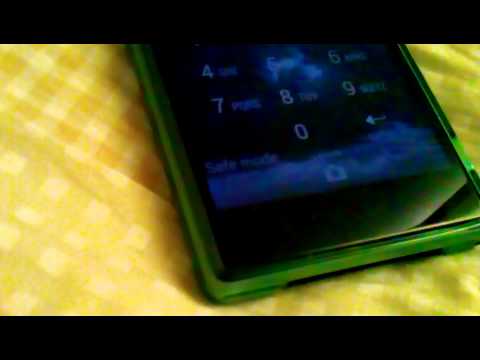 How to turn on safe mode on Sony Xperia series