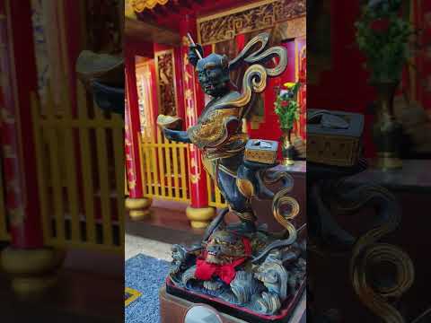 特殊神像&bull;魁星踢斗 #廟會 #噴泉太陽