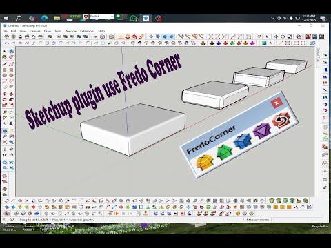 Sketchup plugin use Fredo Corner Tips and Tricks