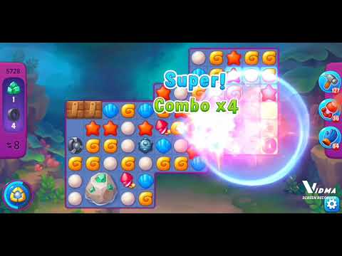 Fishdom. 5728 super hard level no boosters and diamonds