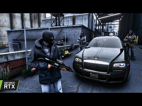 ASSALTO AO BANCO CENTRAL COM OS MAFIOSOS NO GTA V | GAMEPLAY ULTRA REALISTA NA RTX 3080 4K60FPS