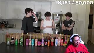 TRYING AND GUESSING 21 DIFFERENT DRINKS