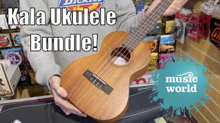Video thumbnail for KALA KA-15T TENOR UKULELE BUNDLE AT MUSIC WORLD IPSWICH! by Music World