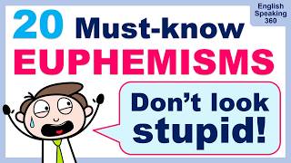 20 Must-know EUPHEMISMS in English (Speak Like a Native!)