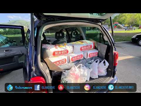 Podjela namirnica pred Bajram 2022.