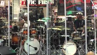 Double Drumming Part 4 feat Kevin Bowden and Rudy Royston @ Sam Ash