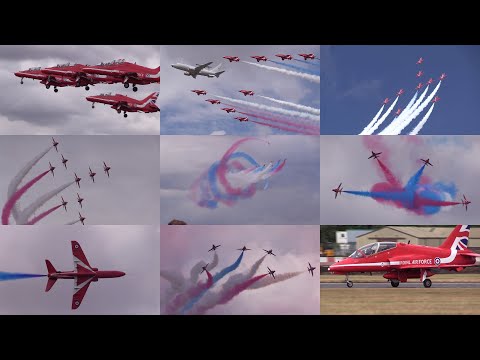 25/07/19 RIAT 2025 | Royal Air Force Red Arrows Flying Display at Day 2