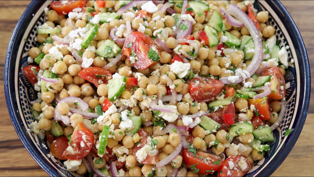 Healthy Chickpea Salad Recipe The Cooking Foodie
