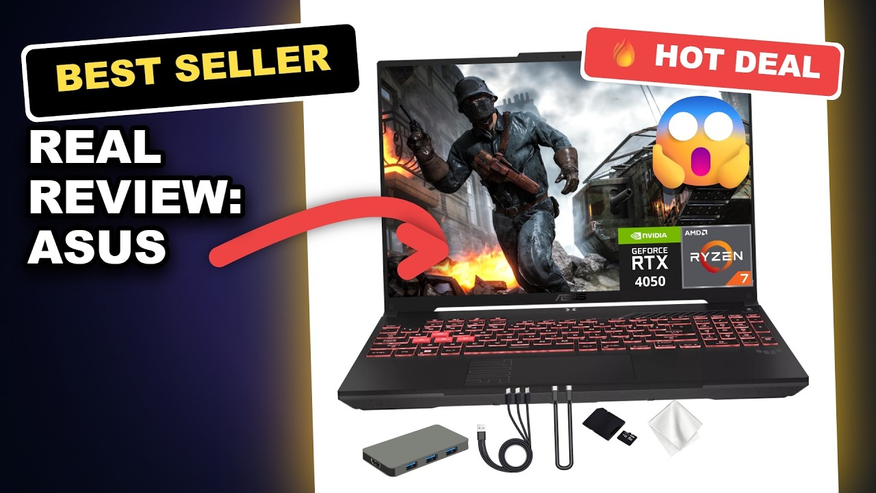 Real Review: ASUS TUF Gaming A16 Laptop - Is It Worth It? AMD Ryzen, GeForce RTX 4050, 3TB Storage review video