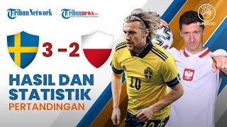 Highlight & Hasil Pertandingan Euro 2020 Swedia 3-2 Polandia, Lewandowski Gagal Bawa Timnya Comeback