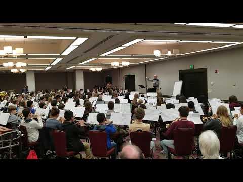 All-State Middle School Band 2019, First Time Playing Together