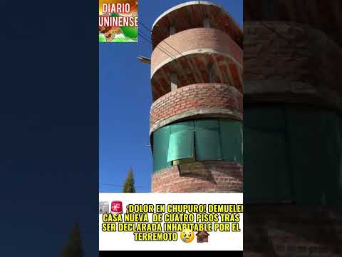 🚨 ¡DOLOR EN CHUPURO! DEMUELEN CASA DE CUATRO PISOS POR SER DECLARADA INHABITABLE POR EL TERREMOTO 😢