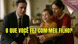 Milionário Cai de Joelhos ao Descobrir o Que a Empregada Fez com Seu Filho…