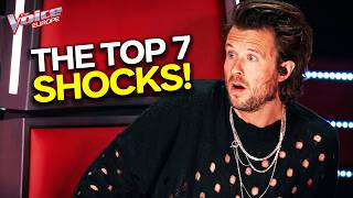 TOP 7 Most SHOCKING Blind Auditions Ever! | The Voice