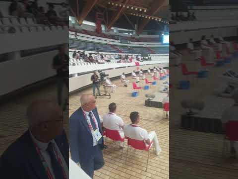 Plein dans le travail. Driss Hassa président FRMN / Casa Natation 2025 / Arabe Swimming