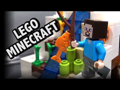 LEGO Minecraft Waterfall Base 21134 | New York Toy Fair