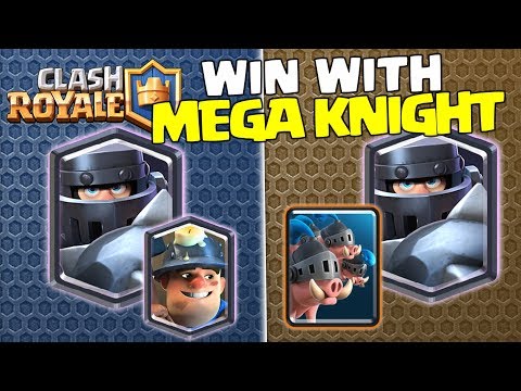 Win with these two amazing Mega Knight decks vs Hog Rider in Clash Royale