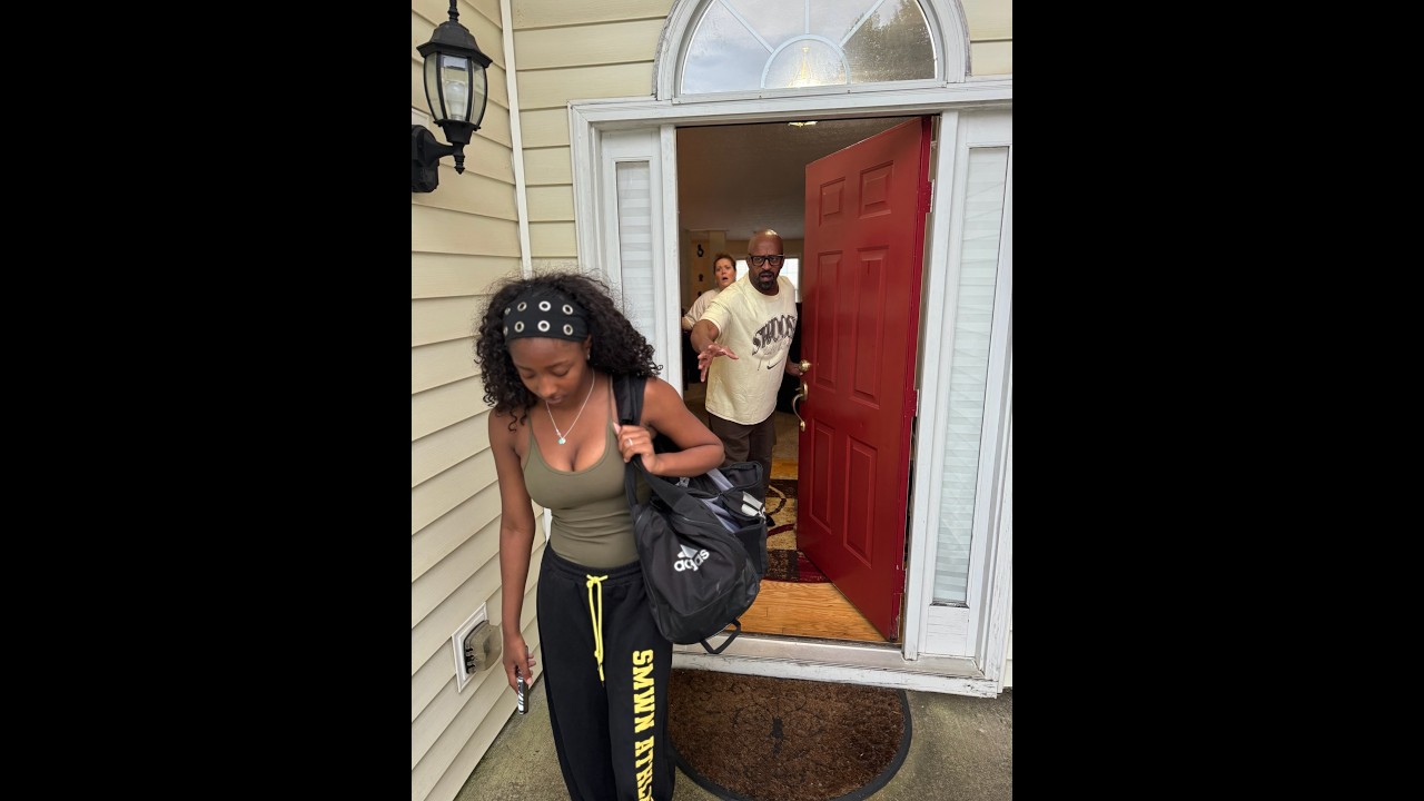 Brooke packs a bag and tries to leave and Larry catches her