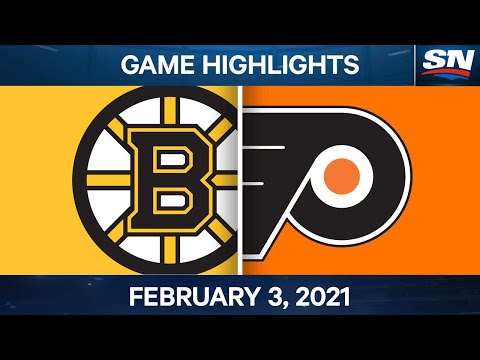 NHL Game Highlights | Bruins vs. Flyers - Feb. 3, 2021