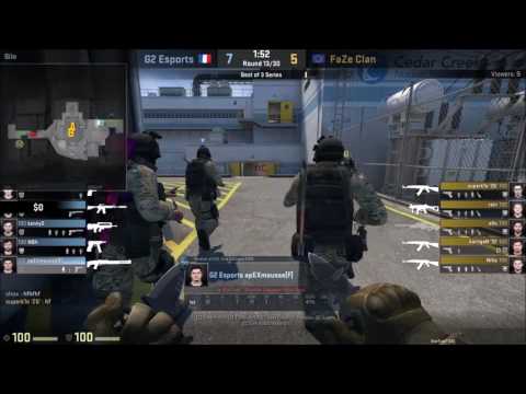 apEX (G2)(29/16) vs FaZe / SL i-League StarSeries Season 3 Finals (April 8, 2017) CS GO POV