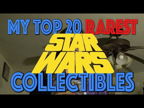 My Top 20 RAREST STAR WARS COLLECTIBLES