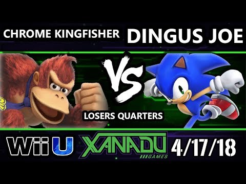 S@X 246 Smash 4 - Chrome Kingfisher (Donkey Kong) Vs. Seagull Joe (Sonic) - Wii U Losers Quarters
