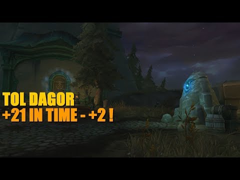 Mythic Plus Key - BFA season 2 -  Tol Dagor +21 in time - 2 chests !