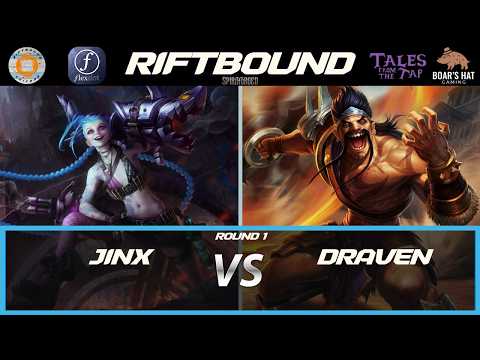 Jinx VS Draven [Riftbound Gameplay Round 1]