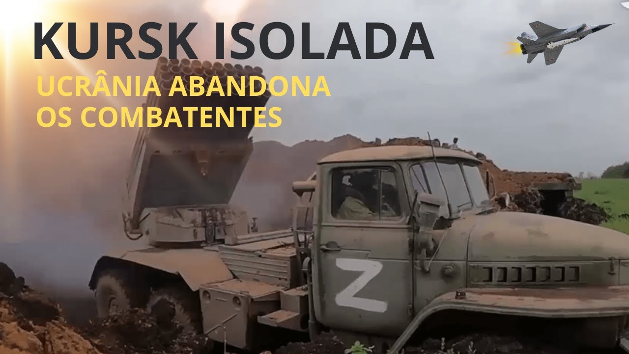 UCRÂNIA em pânico à medida que forças russas avançam em torno de Kursk cercando 6.500 soldados.