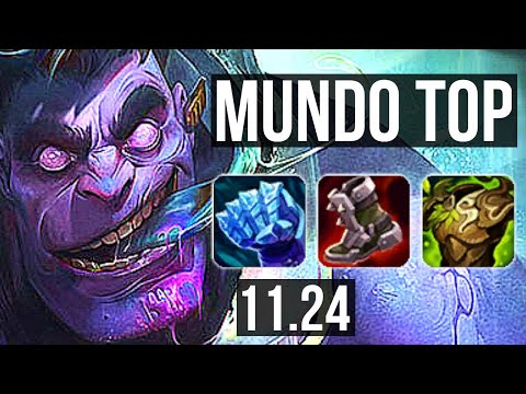 MUNDO vs GP (TOP) | 6/0/1, 800K mastery, Dominating | NA Diamond | 11.24