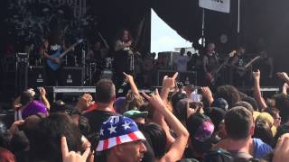 Miss May I - I.H.E. (I Hate Everything) Live  at Warped Tour 2015