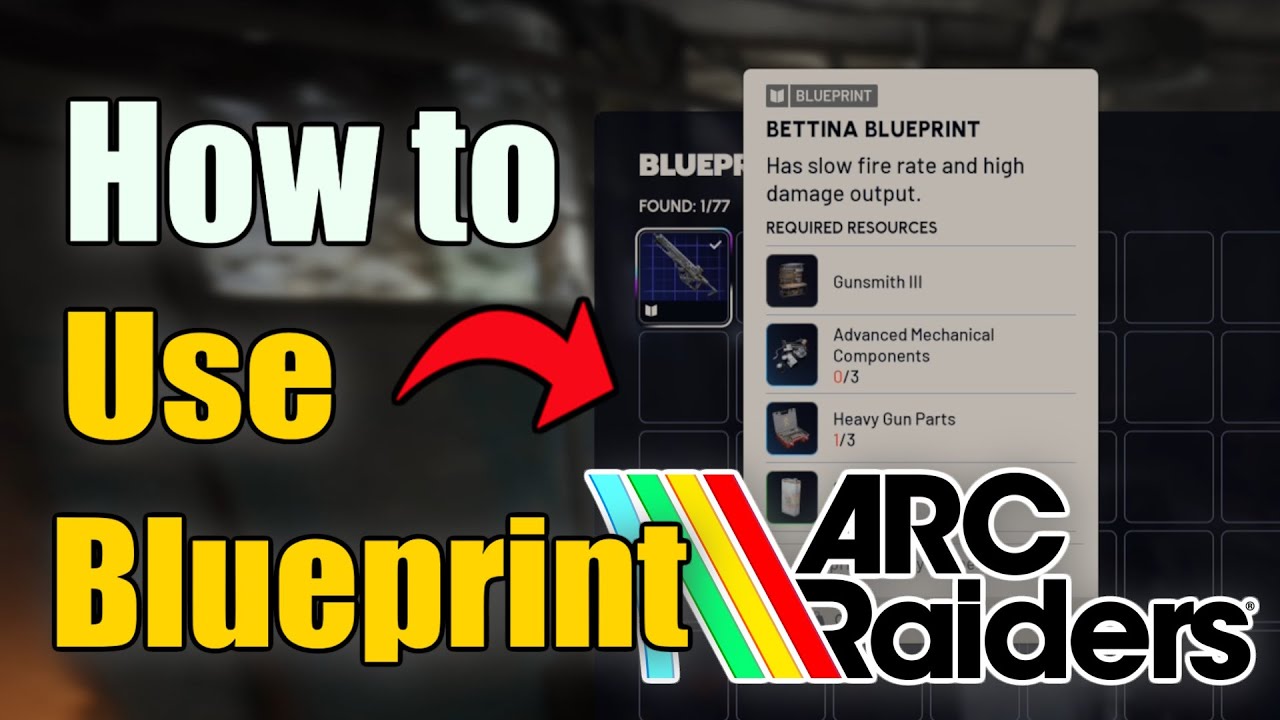 How to USE your Blueprints in Arc Raiders (Learn & Craft Items)