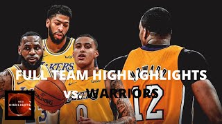 Los Angeles Lakers | Full Team Highlights vs. Golden State Warriors | February 27, 2020