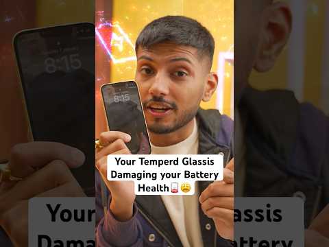 Your Tempered Glass is Damaging your Battery Health 🪫
